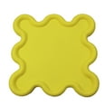 thumbnail image 1 of Tapete para tazas de PVC con forma irregular, resistente al calor, impermeable, para el hogar, para cocina, amarillo, 1 of 5