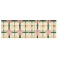 thumbnail image 6 of Yayeee Kitchen Valance Rod Pocket 54" x 18" Living Room Window Curtain, Retro Green Stars, 6 of 6