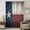 Multicolor, variant on Vintage Star Country Sheer Curtains 54 Inches Long, American Flag Blue Red Light Filering Curtains, Breathable Simi Curtain Privacy Drapes for Kitchen Bathroom Nursery Small Window Treatment