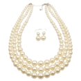 thumbnail image 1 of Collier Ras du Cou Chaîne de Perles Collier Perle Personnalisé Perle Ronde Collier Foulard Grande Perle Simulée Collier Ras du Cou Perle Artificielle pour Femmes, 1 of 5