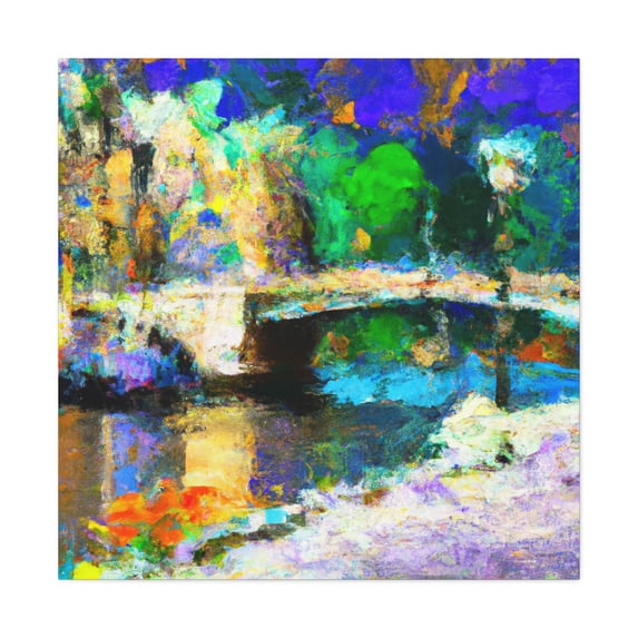 Vibrant Brightly Chopped - Canvas