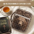 thumbnail image 7 of FOR U DESIGNS Bear Brown Pattern Bible Cover Quilted Protective Church Organizer Holder Bag Large Capacity Church Bag Bible Protective Christian Bible Accessories, 7 of 7