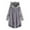 Gray, variant on Lindreshi Winter Coats for Women Plus Size Fashion Women's Button V-Neck Pullover Tops Long Sleeve Hooded Blouse Ciat