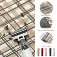 thumbnail image 5 of Round Rugs 6Ft, Tan Lines Round Area Rug Washable Indoor Throw Carpet, Modern Gingham Plaid Striped Farmhouse Soft Non Slip Circle Rug for Office Cabinet Home Decor Aesthetic, 5 of 8