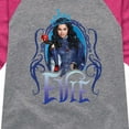 thumbnail image 3 of Descendants - Evie - Toddler And Youth Girls Raglan Graphic T-Shirt, 3 of 4