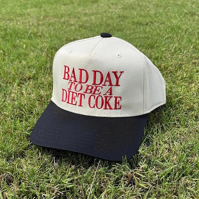 Bad Day To Be A Diet Coke Hat, Funny Hat, Embroidered Trucker Hat, Hats for Women, Party Hat, Gifts for Her