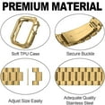 thumbnail image 4 of Stainless Steel Strap Band With Case For Apple Watch Series 7 6 5 4 3 2 1 SE, 4 of 8