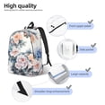 thumbnail image 5 of Casual Canvas Backpack Without Interlayer Large Capacity Stick Bag Design For Outdoor Shopping Office Outdoor Sports Flowers And Butterflies Medium, 5 of 7
