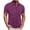 Wine, variant on Men's Muscle Fit Short Sleeve Golf Shirts Collared Business Casual Tops Untucked 3 Button T-Shirt with Flap Pockets Stretch Fashion Summer Clothes Fathers Day