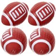 thumbnail image 1 of 4 pelotas de rugby para morder, juguetes para la dentición, juguete masticable con chirriador., 1 of 5