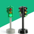 thumbnail image 2 of PERZOE Double-Headed Traffic Light Toy Traffic Safety Education Props Traffic Signal Light Toy, 2 of 8