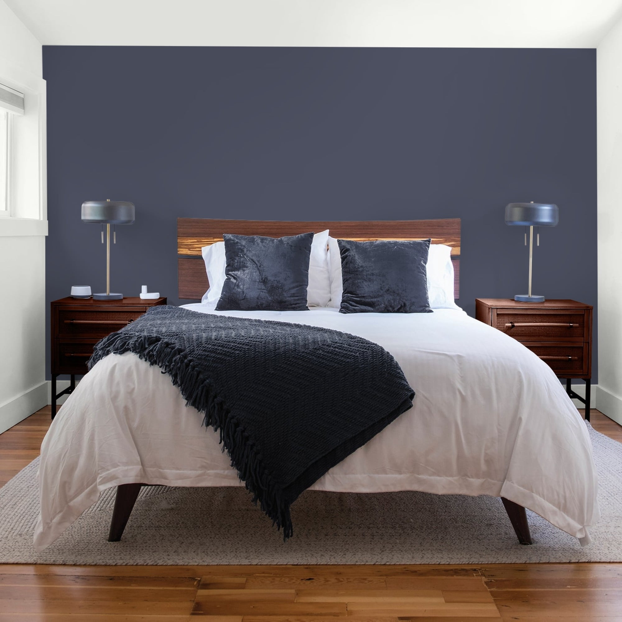 Glidden HEP Black Flame / Purple, Flat Interior Paint with Primer, 1 Quart