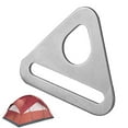 thumbnail image 3 of Triangle Rings Buckle, Heavy Duty Stainless Steel Triangle Buckle Adjuster, Triangle D Rings Adjuster Triangle Bar Swivel Clip for Webbing Bags Strap, 3 of 8