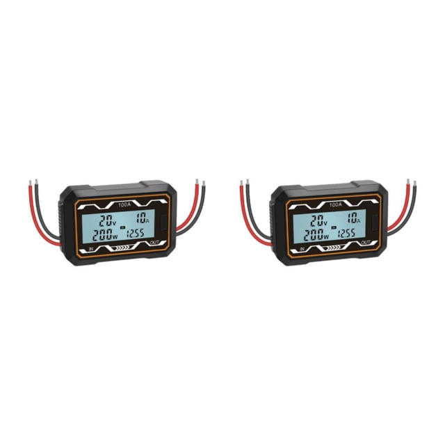 Shengyu 1/2/3 Watt Meter Power Analyzer Electric Supplies High Precision Digital Display Long-lasting Fine Workmanship Electricity Detector 100A 2PCS