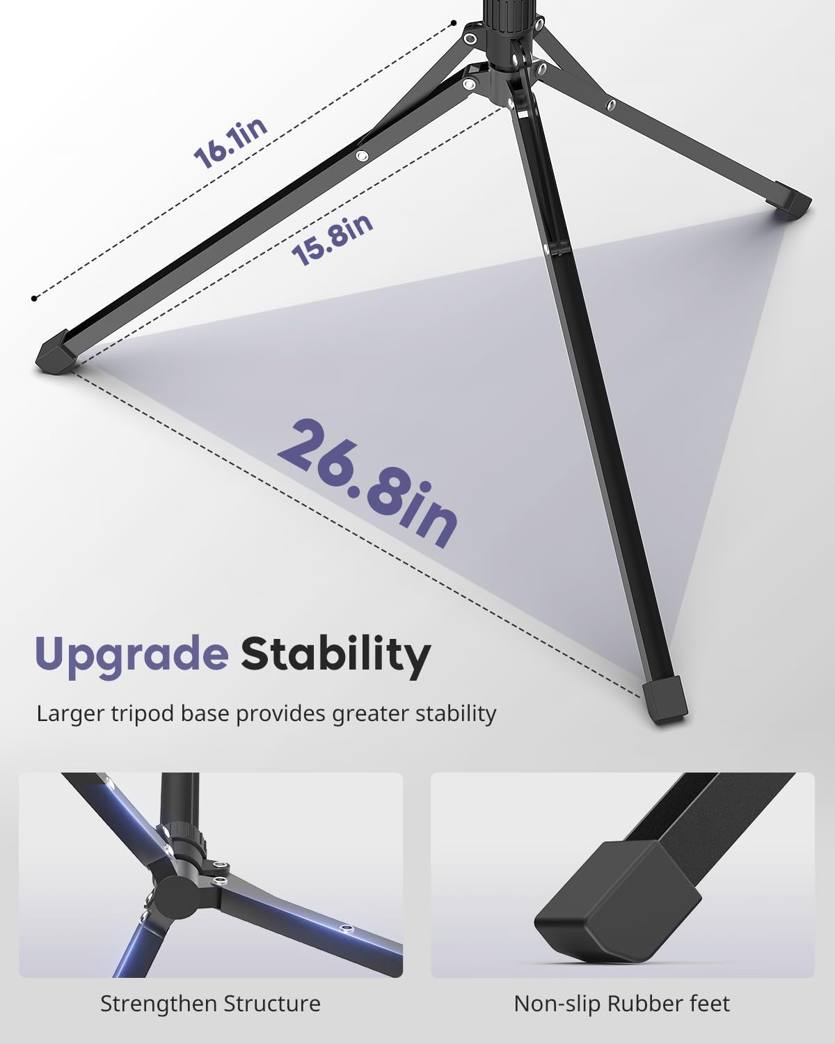 Phone Tripod, 92" Cell Stand with 15" Gooseneck, Remote and Holder, Overhead & Selfie Stick for Recording/Watching/Vlog, Compatible iPhone Android