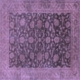 thumbnail image 1 of Ahgly Company Indoor Square Oriental Blue Industrial Area Rugs, 5' Square, 1 of 4