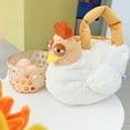 thumbnail image 5 of Chicken Bag Handbag Purse | Novelty Chicken-Shaped Shoulder Tote | Soft Plush Material | Whimsical Farm-Inspired Fashion Accessory | 30cm Compact Size | Holds Essentials, 5 of 8