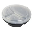 thumbnail image 4 of Mainstays 5-Pack Round Meal Prep Containers with 3 Compartments and Lids, 1L, BPA-Free, Microwave & Dishwasher Safe, Made for Family Meals and Easy Serving, 4 of 7