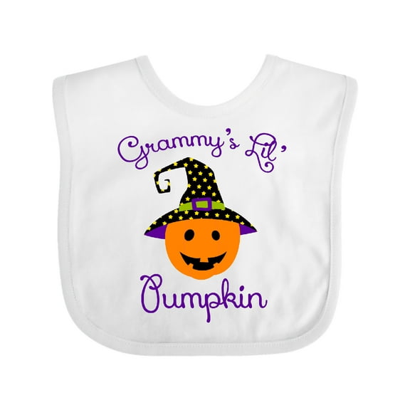Inktastic Grammy's Lil' Pumpkin Boys or Girls Baby Bib