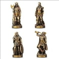 thumbnail image 2 of Veronese Design Norse Gods Resin Figurines Hand Painted Bronzed Statue, 2 of 4
