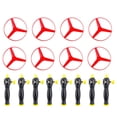 thumbnail image 2 of Shisuyan 8pcs Flying Disc Toys Kids Flying Disc Plaything Pull String Flying Saucers, 2 of 8
