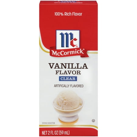 - McCormick Clear Vanilla Flavor, 2 fl oz