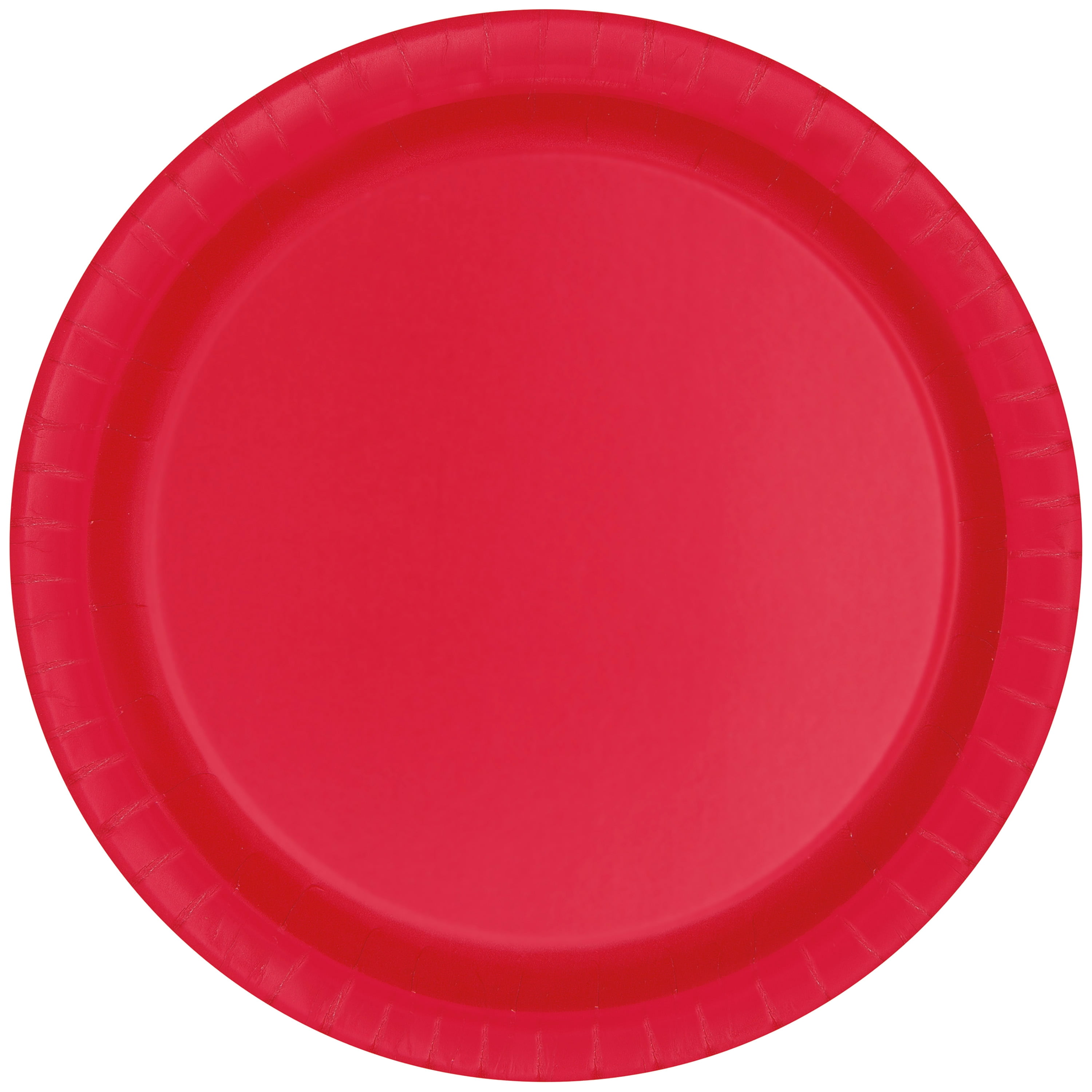 24 Count 7IN Red Dessert Paper Plates by Way To Celebrate