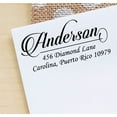 thumbnail image 4 of Printtoo Personalized Custom Return Address Self Inking Wedding Announcement Rubber Stamp, 4 of 6