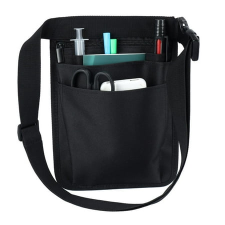 

GENEMA Nursing Organizer Belt Multi Compartment Medica Pack Pocket Nurse Apron Hip Bag for Stethoscopes Bandage Scissors and Other Medica Supplies