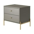 thumbnail image 3 of Manhattan Comfort Jasper Double Wide Dresser and Nightstand Set of 2 in Gray, 3 of 15