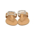 thumbnail image 4 of New Women Betani Freya7 Leatherette Open Toe Rhinestone Embellished Thong Sandal, 4 of 5