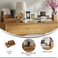 thumbnail image 2 of 3PC Rustic Brown Organizer Set, 2 of 4