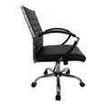 thumbnail image 4 of Corrigan Height Adjustable Faux Leather Office Chair, Small, Black and Chrome, 4 of 9