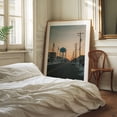 thumbnail image 2 of Sea Isle City at Sunset - Sea Isle City New Jersey Photography Sunset Street Photography Snow Architecture Winter Coastal Vintage Oak Framed Wall Art Print 18 x 24 inches, 2 of 12