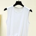 thumbnail image 4 of HBYJLZYG Women's Loose Fit Tank Top with Side Slits and Wide Straps, Soft Crew Neck Relaxed Fit Lightweight Summer Casual Sleeveless Basic Top, 4 of 5
