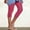 Hot Pink, variant on Womens Capri Leggings F Lace up High Waisted Yoga Pants Tummy Control Leggings Slim Fit Cropped Capris