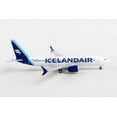 thumbnail image 4 of Boeing 737 MAX 8 Commercial Aircraft "Icelandair" White with Blue Tail 1/400 Diecast Model Airplane by GeminiJets, 4 of 5