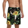 thumbnail image 2 of Fotbe Pajama Shorts for Men, Men's Pajama Bottoms, Sleepwear,Short Pajama Pants-3X-Large, 2 of 9