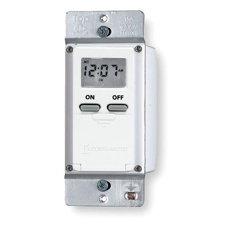 6-5/16" Wall Switch Timer, Intermatic, EI500WC - Walmart.com