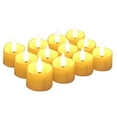 12 Pack Battery Operated Tea Lights Candles, Flickering Flameless LED ...