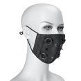 thumbnail image 2 of Mascarilla facial de piel reutilizable para fiestas steampunk de Halloween, 2 of 5