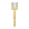 thumbnail image 4 of TimeLe$$ Classics 14K Yellow Gold Round Lab Grown Diamond Ladies Five Stone Wedding Anniversary Stackable Ring Band - 2.50 CTTW (Ring Size: 6), 4 of 6