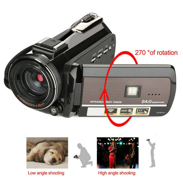 612px x 612px - Digital Camera, 4K Sports Camcorder US Plug 100-240V ABS Material With 0.39X  Wide Angle Lens For Outdoor Photography - Walmart.com