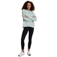 thumbnail image 6 of RBX Active Women's Crewneck Buttery Soft Textured Long Sleeve Dolman Top for Yoga, Casual Wear, 6 of 6