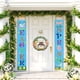 thumbnail image 3 of Injueey Feliz Pascua bendiciones puerta signo colgante exterior borde liso decoración guirnalda placa ligera fiesta Kits de decoración para fiestas Bienvenida a la primavera, 3 of 6