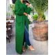 thumbnail image 5 of Cárdigan LIVECLOTH de punto trenzado verde grueso para mujer, talla S, 5 of 7