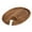 Oval, variant on Appetizer Plate Snack Serving Board Wooden Drink Holder Heart Shaped Tray for Party Home Kitchen Use