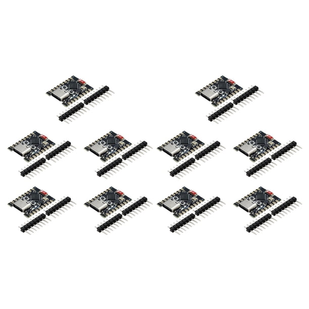 10X Placa de Desarrollo ESP32-C3 ESP32 Mini WiFi Placa de Desarrollo Bluetooth Fácil Expansión y Flexibilidad de Fuente de Alimentación