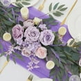 thumbnail image 6 of Kumdkd 6FT Wedding Flower Rattan Garland - Artificial Eucalyptus and Rose Vine for Table Runner, Chair Back, Arch Decoration, Plastic Greenery with Multicolor Flowers, 180cm Long, 6 of 6