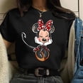 thumbnail image 5 of Nueva camiseta de Minnie Mouse Kawaiii, camiseta de Disney para mujer, camiseta divertida, camisetas negras de moda para mujer, ropa de calle de manga corta, 5 of 5